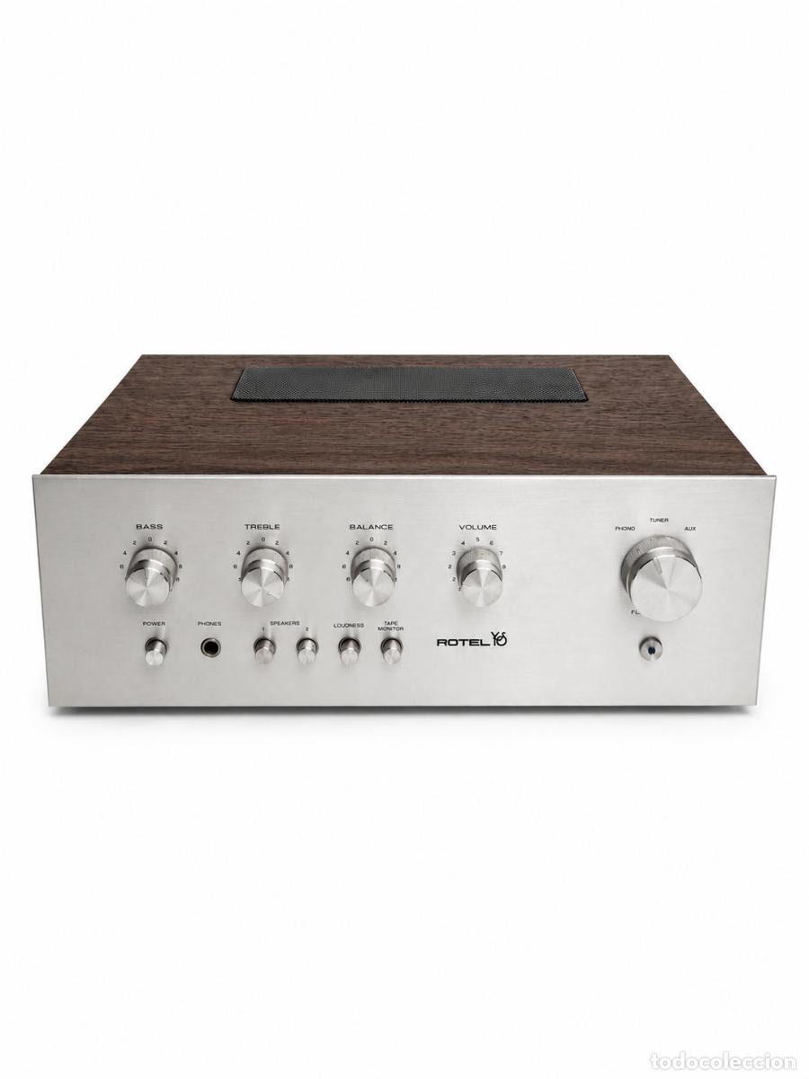 Radios antiguas: Amplificador Est&eacute;reo Rotel RA-212, Serie Rotel &rdquo;YES&rdquo; - A&ntilde;os 70