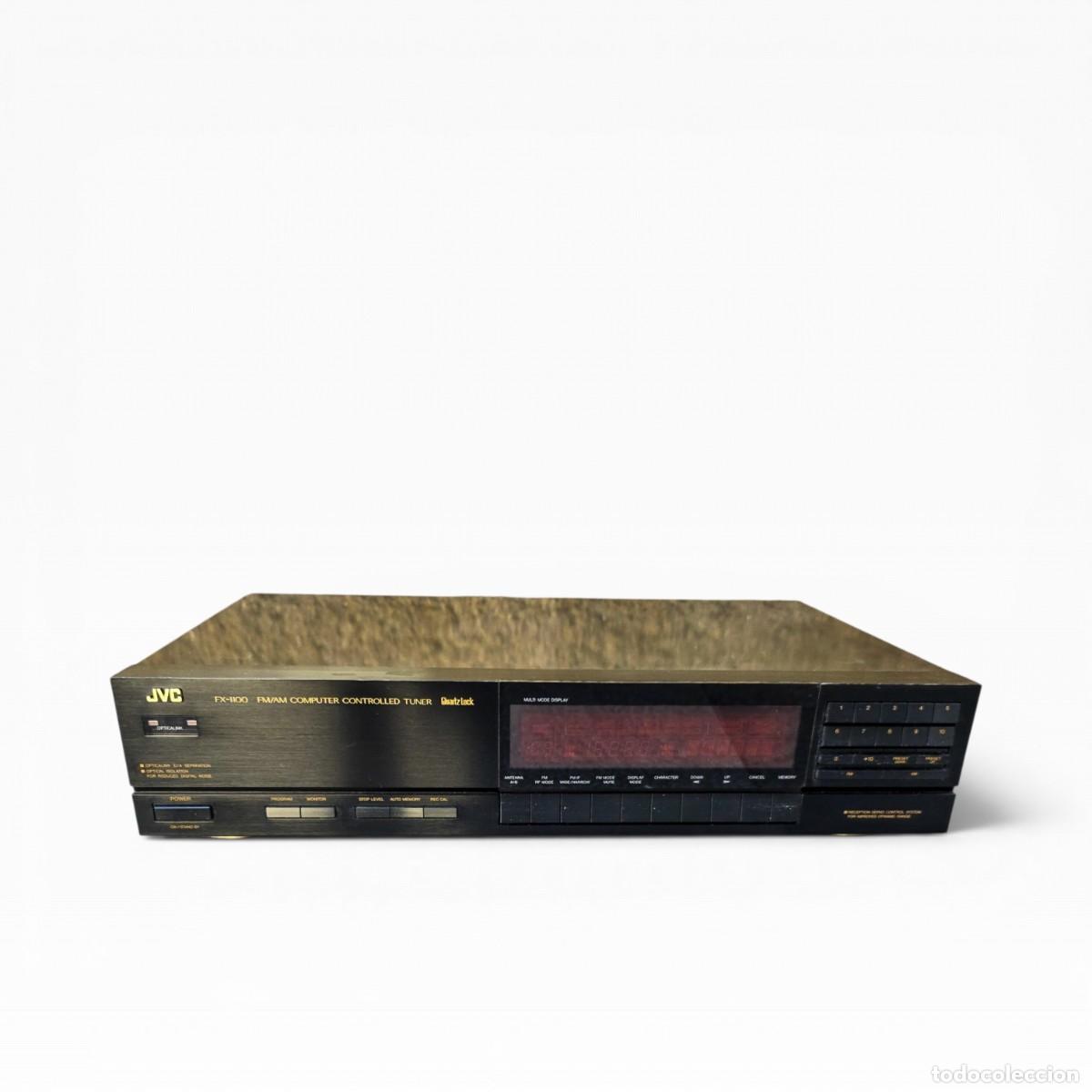 Radios antiguas: Sintonizador JVC FX-1100BK FM/AM Computer Controlled Tuner &mdash; Made in Japan
