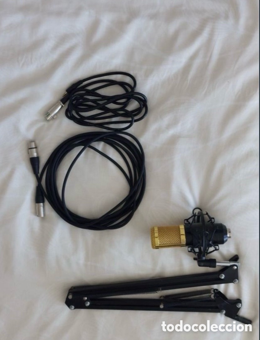 R&aacute;dios antigos: Kit Micr&oacute;fono Condensador XLR