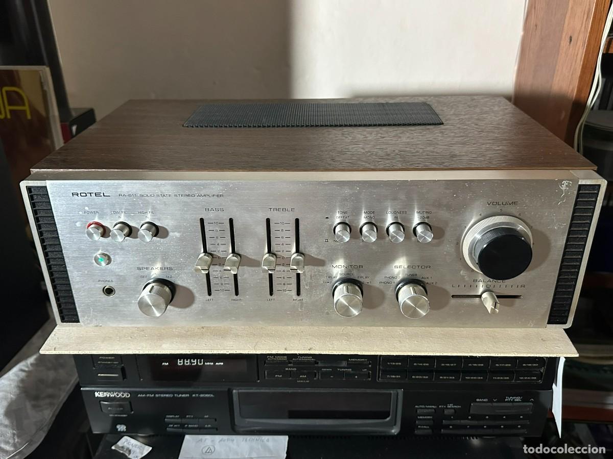 Radios antiguas: Amplificador vintage ROTEL RA-611