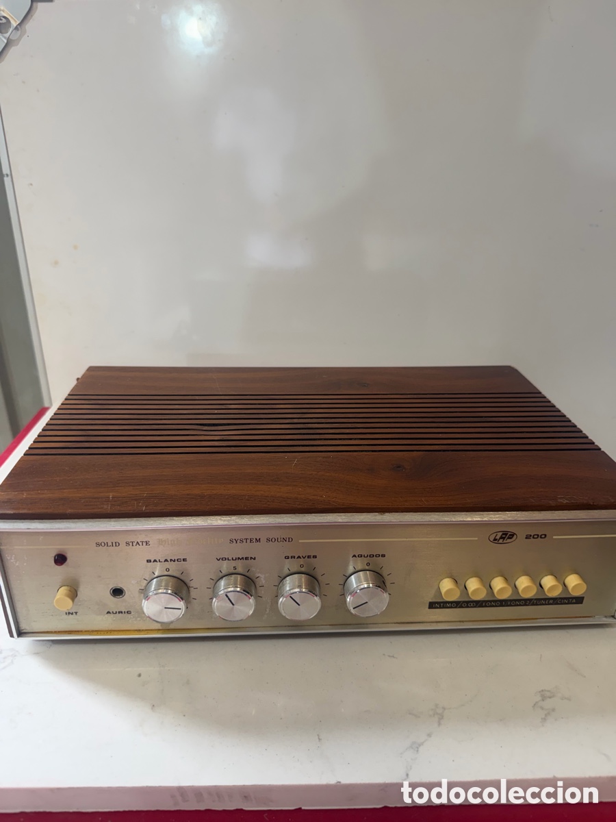 Radios antiguas: Amplificador Vintage LAP-SOUND 200 Hi-Fi Est&eacute;reo
