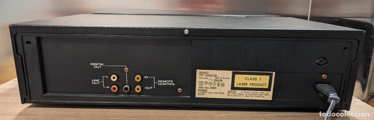 Radios antiguas: LECTOR DE CD MARANTZ CD 32 BITSTREAM - Foto 2