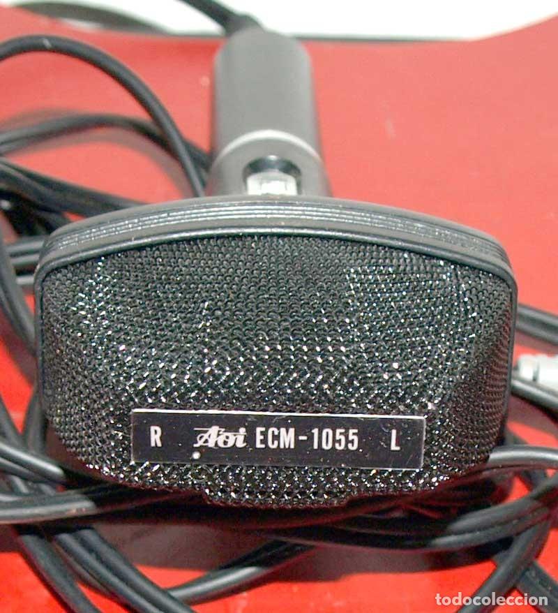Radios antiguas: MIcr&oacute;fono AOI - ECM-1055 L - Foto 2