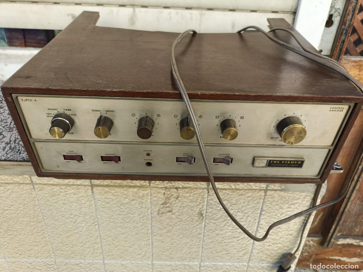 Alte Radios: AMPLIFICADOR DE TUBO, LAMPARAS. V&Aacute;LVULAS Fisher, X-100-A, 1968
