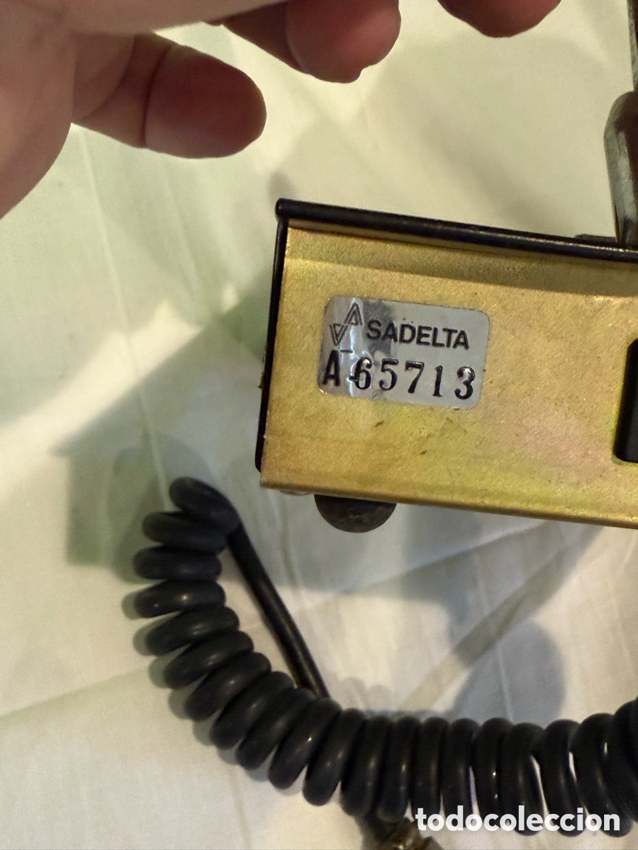 Radios antiguas: Micr&oacute;fono SADELTA Echo Master Plus &ndash; CB Radio Vintage - Foto 7