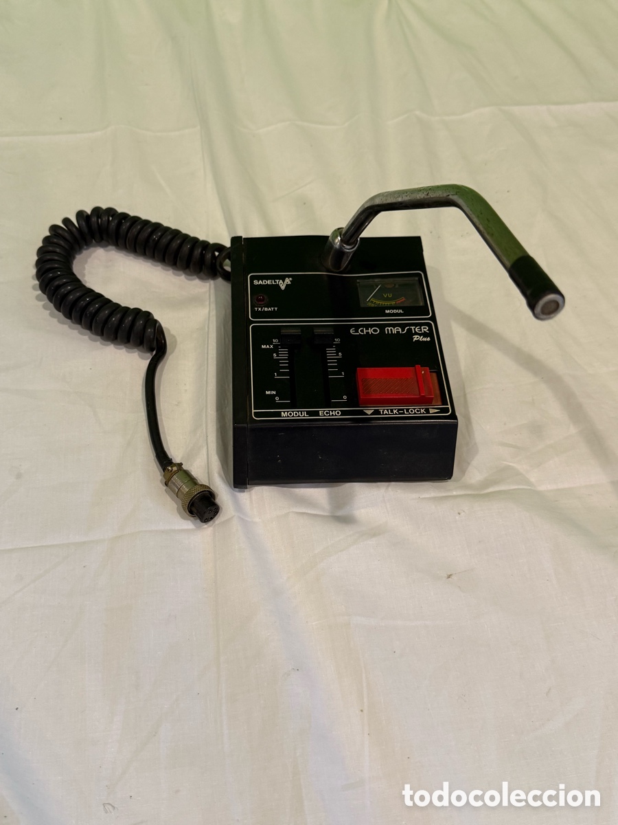 Radios antiguas: Micr&oacute;fono SADELTA Echo Master Plus &ndash; CB Radio Vintage