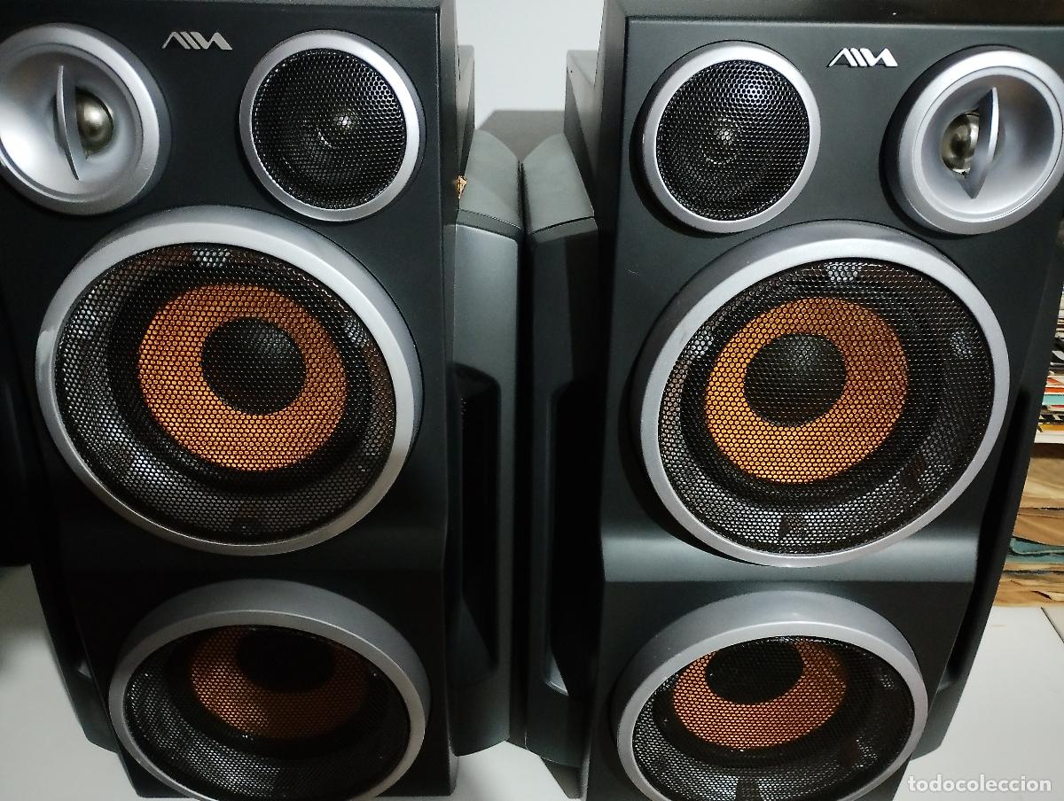 Radios antiguas: aiwa altavoces modelo, sx bk1, speaker system,serial n 5543706, impedance 60, mirar fotos