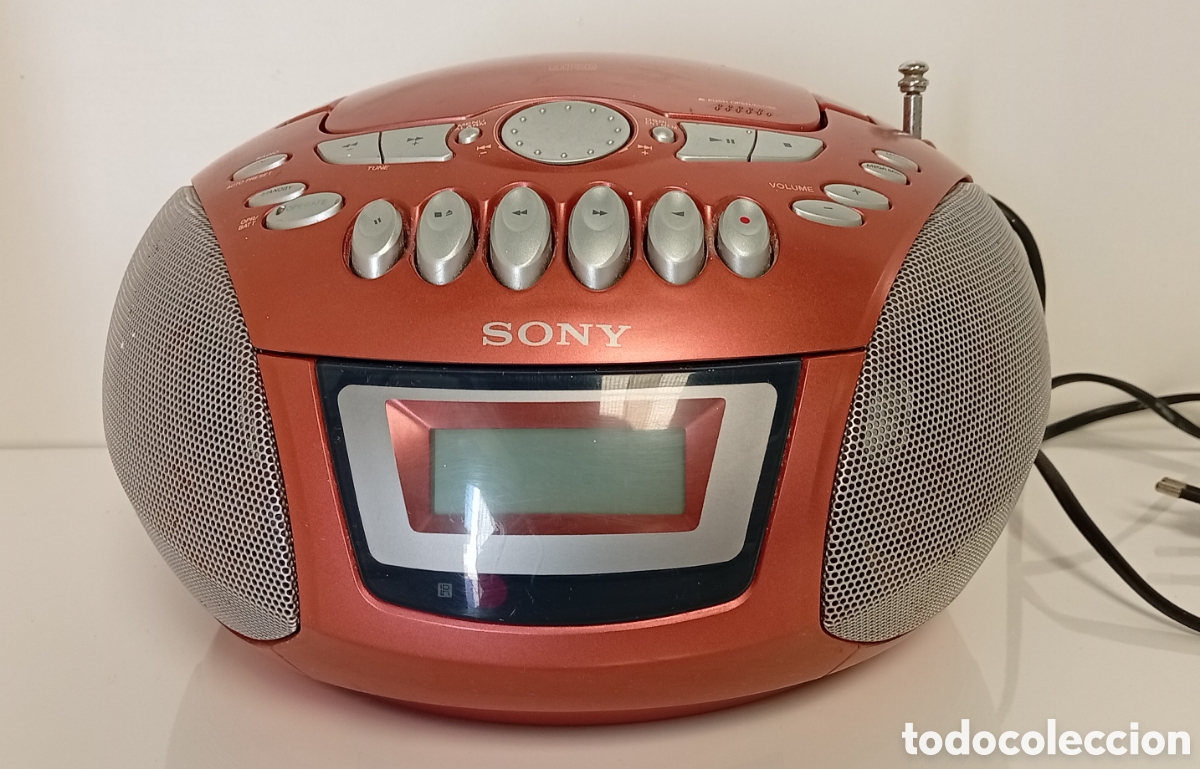 Radios antiguas: RADIO SONY CFD-E75 DE CASETE Y REPORODUCTOR DE CD