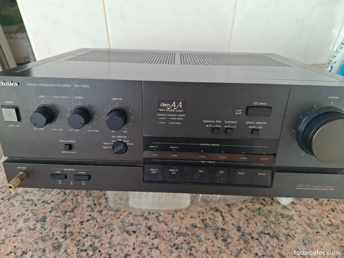 Radios antiguas: AMPLIFICADOR TECHNICS SU-V650