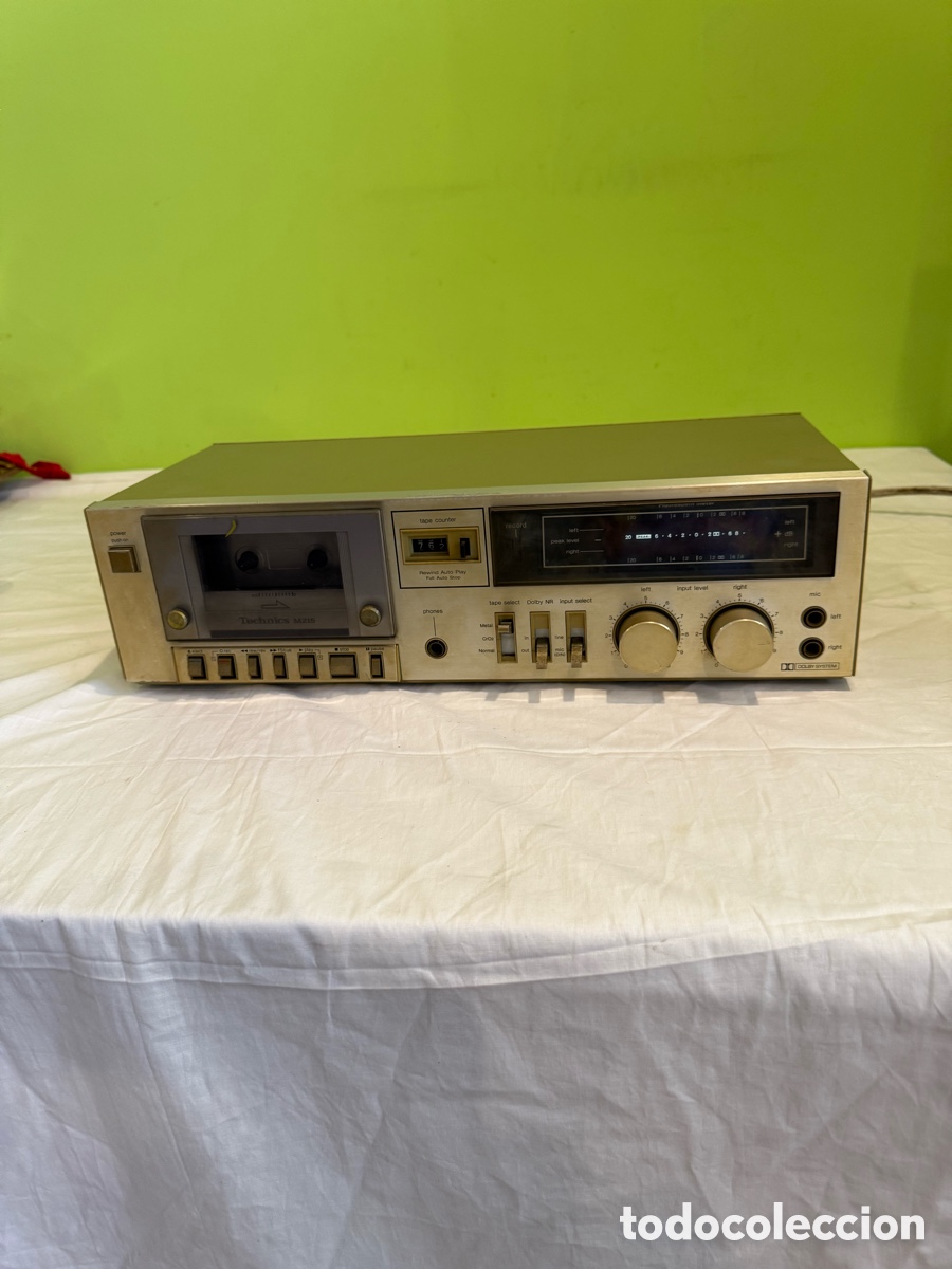 Alte Radios: Technics RS-M215 Pletina Cassette Hi-Fi Vintage Made in Spain &ndash; Funcionando