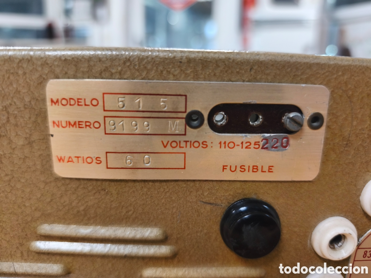 Radios antiguas: Amplificador de v&aacute;lvulas Optimus Mistral - Foto 8