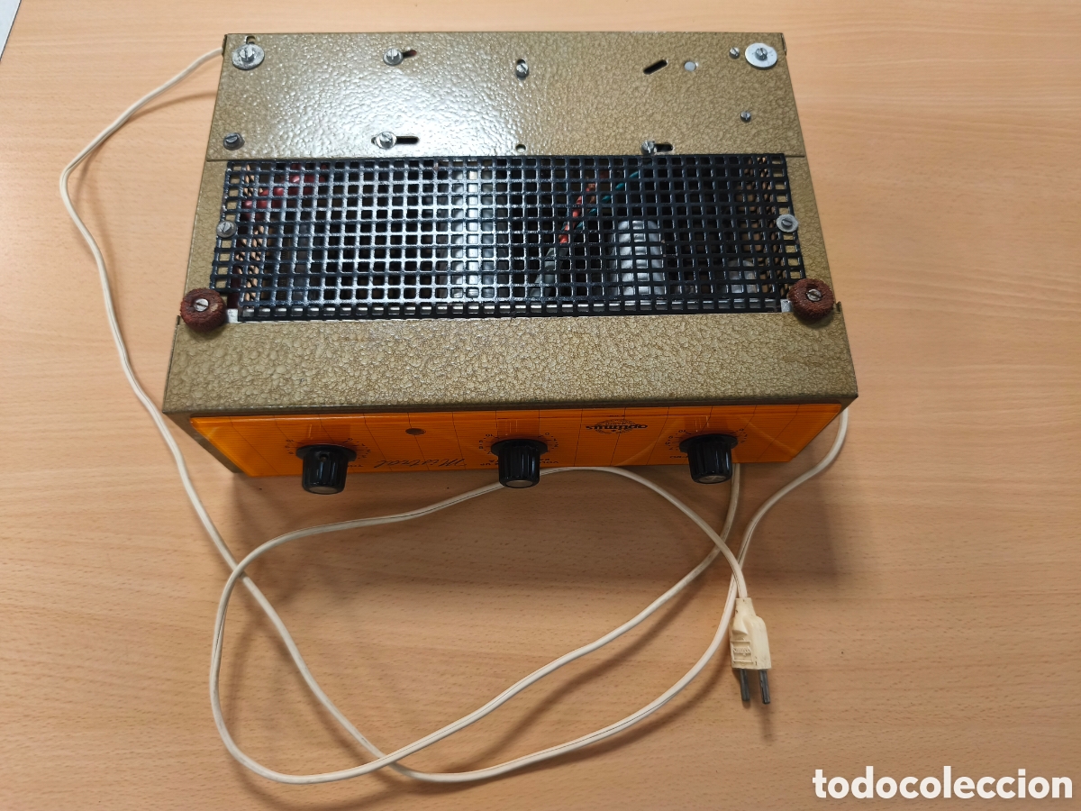 Radios antiguas: Amplificador de v&aacute;lvulas Optimus Mistral - Foto 10