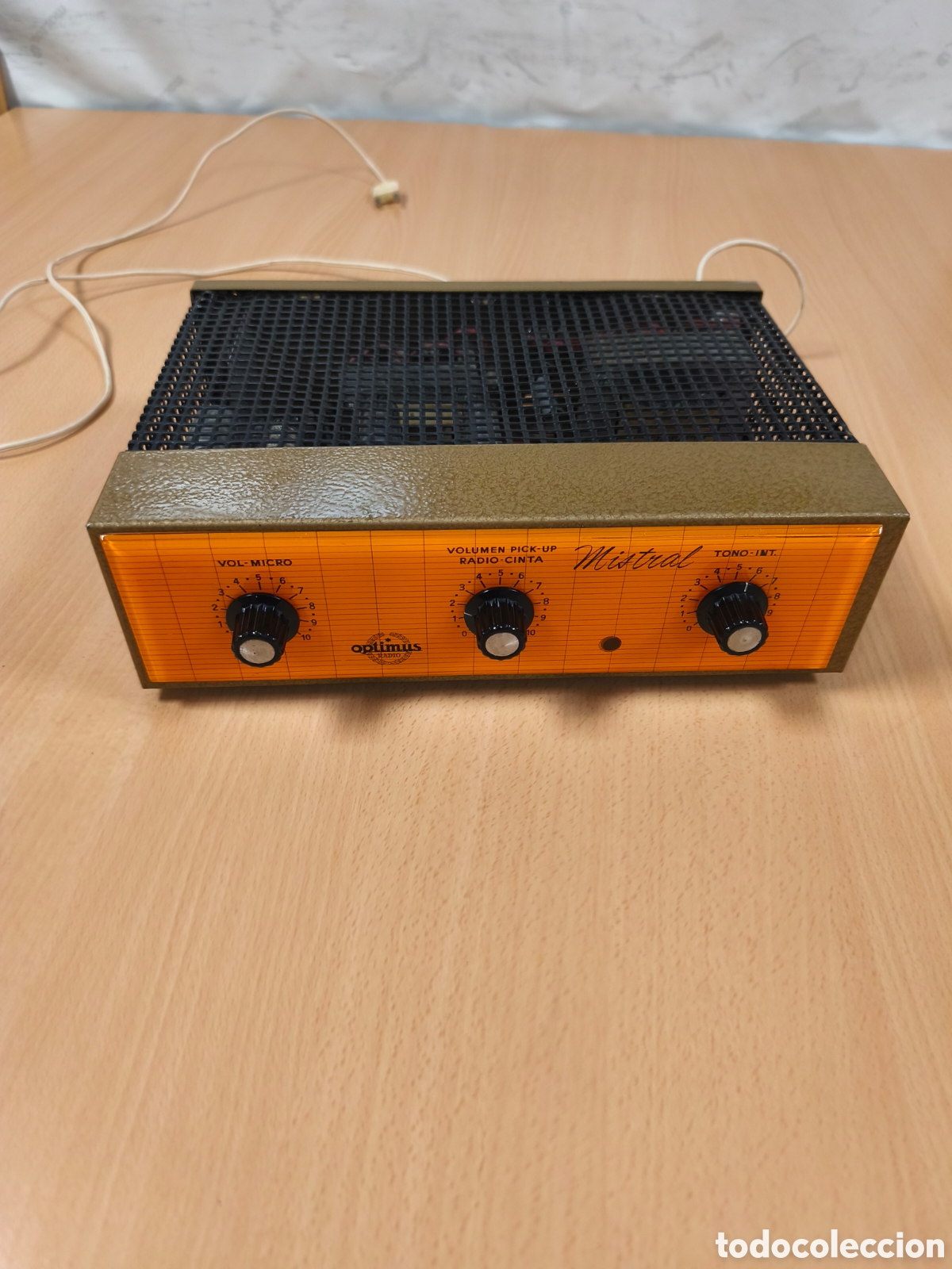 Radios Anciennes: Amplificador de v&aacute;lvulas Optimus Mistral