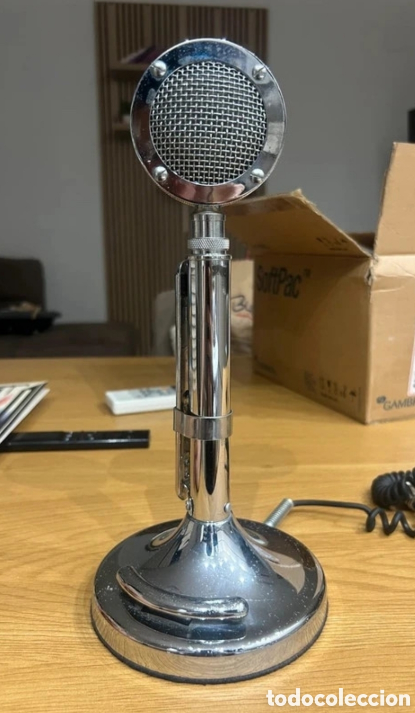 Radios antiguas: Microfono ASTATIC D-104 Lollipop Radioaficionado Vintage Made in USA