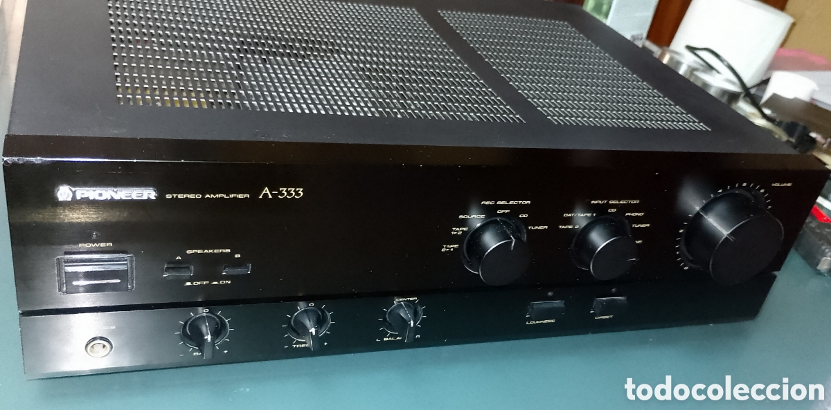 Radios Anciennes: Amplificador Pioneer A-333 Made in Japan Revisado