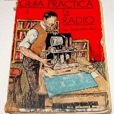 Radios antiguas: RIU, AGUSTIN - GUIA PRACTICA DE RADIO - 1939. SINTES, BARCELONA. . IL. EN B/N. 158 P. 21X14 CM. ENC