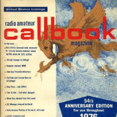 Radios antiguas: CALLBOOK RADIO AMATEUR UNITED STATES LISTINGS 1976