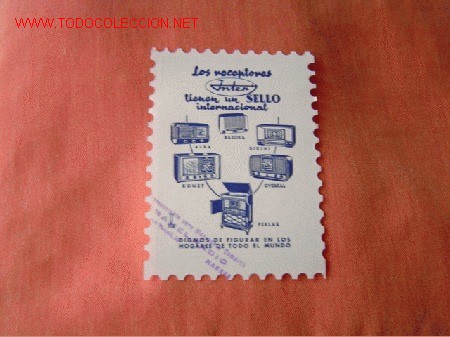 Radios antiguas: Publicidad Radio Inter. - Foto 2