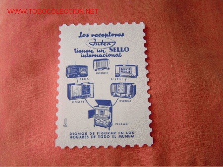 Radios antiguas: Publicidad de Radio Inter. - Foto 2