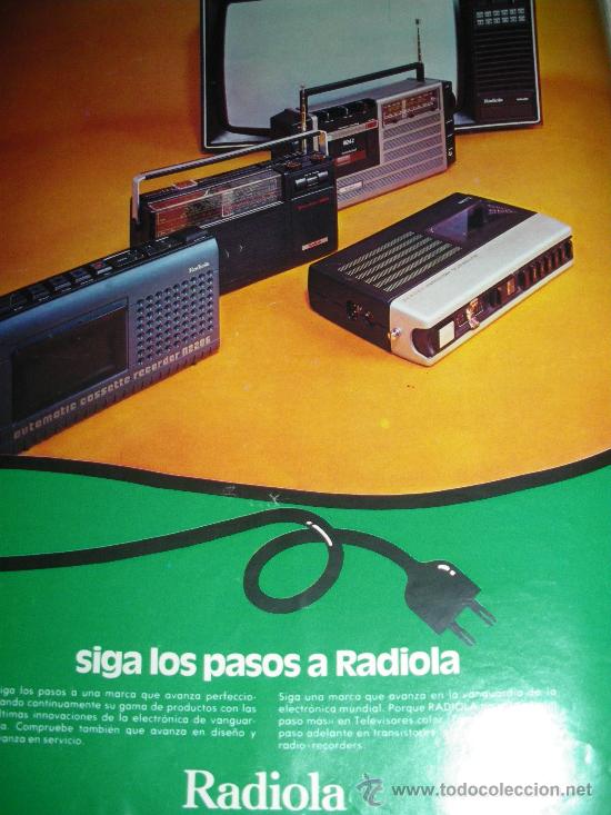 Radios antiguas: PUBLICIDAD DE RADIOLA. - Foto 1