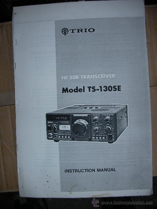 Radios antiguas: MANUAL TRIO MODEL TS-130SE - Foto 1