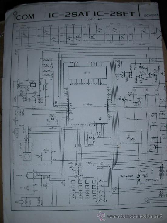 Radios antiguas: ESQUEMA ICOM IC-2SAT IC-2SET - ENVIO GRATIS A ESPA&Ntilde;A - Foto 1