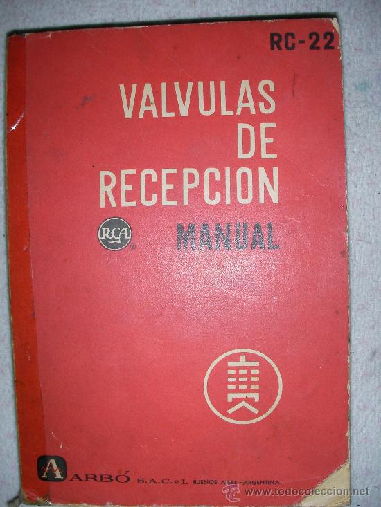 Radios antiguas: VALVULAS DE RECEPCION MANUAL RCA - Foto 1