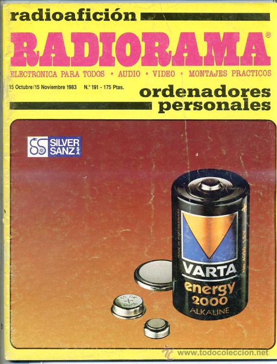 Radios antiguas: RADIORAMA N&ordm; 191 (1983) - Foto 1