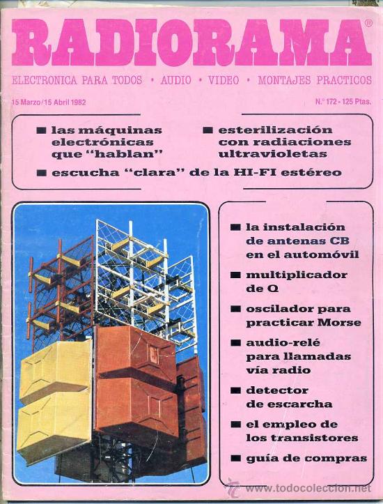 Radios antiguas: RADIORAMA N&ordm; 172 (1982) - Foto 1