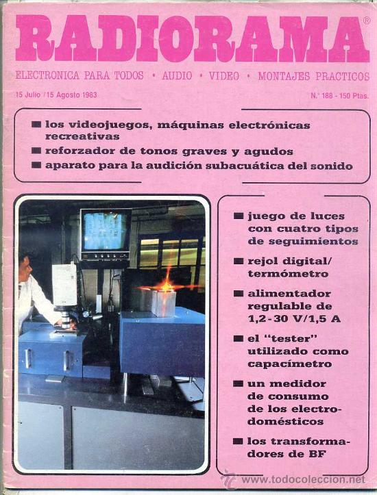 Radios antiguas: RADIORAMA N&ordm; 188 (1983) - Foto 1