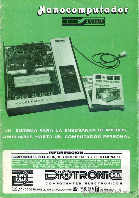 Radios antiguas: CAT&Aacute;LOGO DIOTRONIC COMPONENTES ELECTR&Oacute;NICOS 1980 - Foto 1