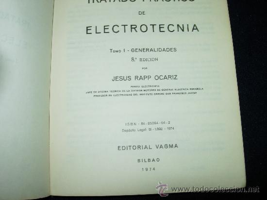 Radios antiguas: Tratado practico de electrotecnia - Foto 1