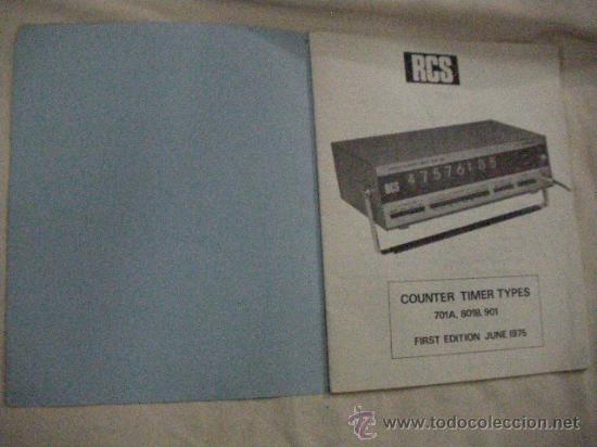 Radios antiguas: MANUAL COUNTER TIMER TYPES - Foto 1