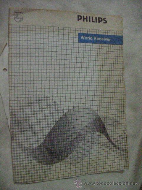 Radios antiguas: MANUAL DE INSTRUCCIONES WORLD RECEIVER PHILIPS - Foto 1