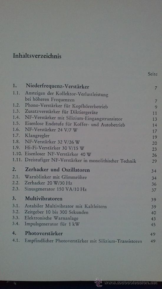 Radios antiguas: SIEMENS HALBLEITER-SCHALTBEISPIELE-A&Ntilde;O;66 - Foto 2