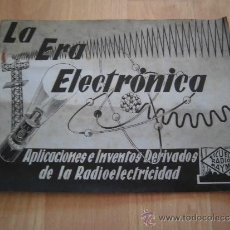 Radios antiguas: APLICACIONES E INVENTOS DERIVADOS DE LA RADIOELECTRICIDAD.-LA ERA ELECTRONICA ESCUELA RADIO MAYMO. Lote 146018393