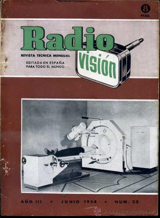 Radios antiguas: RADIOVISI&Oacute;N N&ordm; 28 - JUNIO 1954 - Foto 1