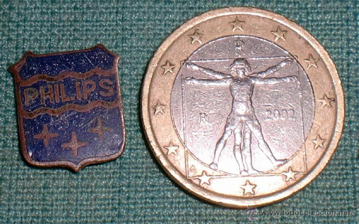 Radios antiguas: Insignia a&ntilde;os 20 de philips - Foto 1