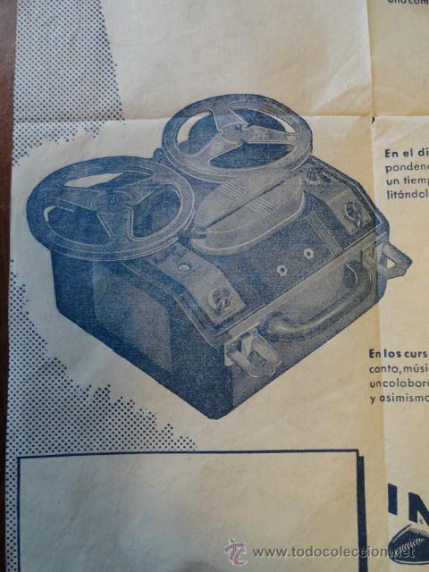 Radios antiguas: FOLLETO CATALOGO MALETA TOCADISCOS INGRA - Foto 3