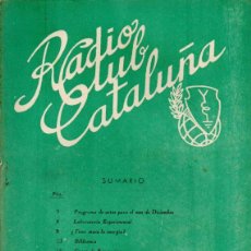 Radios antiguas: RADIO CLUB CATALUÑA REVISTA TÉCNICA MENSUAL DICIEMBRE 1953