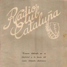 Radios antiguas: RADIO CLUB CATALUÑA REVISTA TÉCNICA MENSUAL ENERO 1954