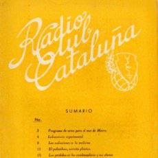 Radios antiguas: RADIO CLUB CATALUÑA REVISTA TÉCNICA MENSUAL MARZO 1954