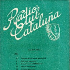 Radios antiguas: RADIO CLUB CATALUÑA REVISTA TÉCNICA MENSUAL ABRIL 1954
