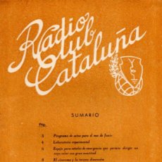 Radios antiguas: RADIO CLUB CATALUÑA REVISTA TÉCNICA MENSUAL JUNIO 1954