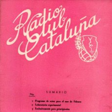 Radios antiguas: RADIO CLUB CATALUÑA REVISTA TÉCNICA MENSUAL FEBRERO 1955