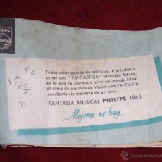 Radios antiguas: CATALOGO RADIO, TELEVISION,PHILIPS 1964 1965 VINTAGE