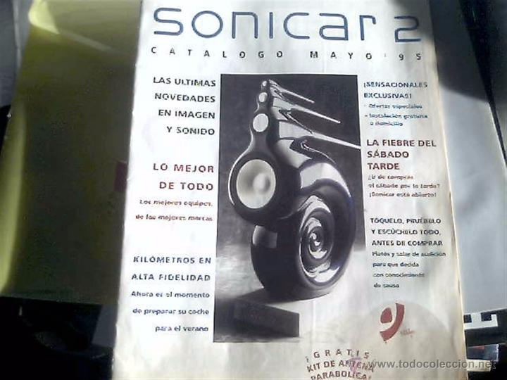 Radios antiguas: Cat&aacute;logo Sonicar 2 de Mayo 95 - Foto 1