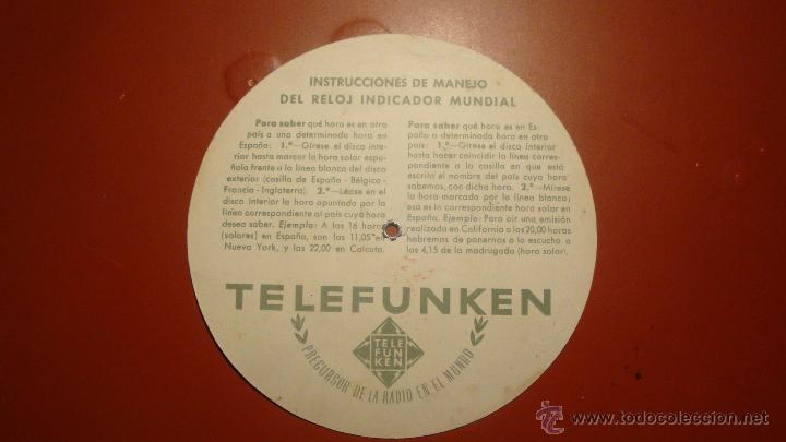 Radios antiguas: TELEFUNKEN EMISORAS - Foto 3