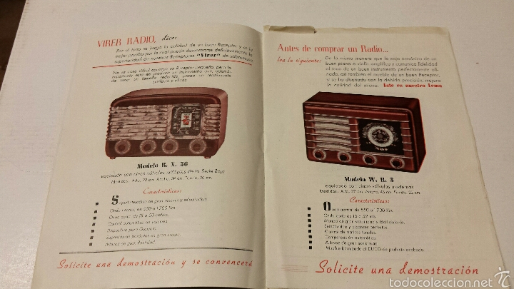 Radios antiguas: Bonito cat&aacute;logo virrer - Foto 3