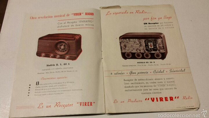 Radios antiguas: Bonito cat&aacute;logo virrer - Foto 5